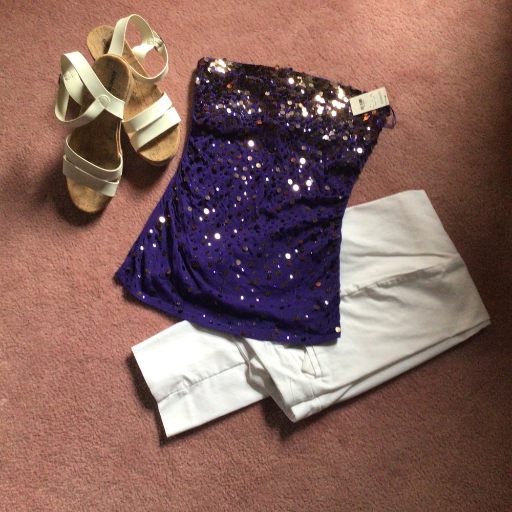 Strapless top